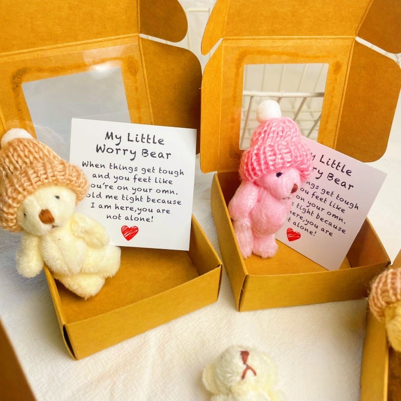 ⏰🎁Handgefertigter Mini-Teddybär in einer Box